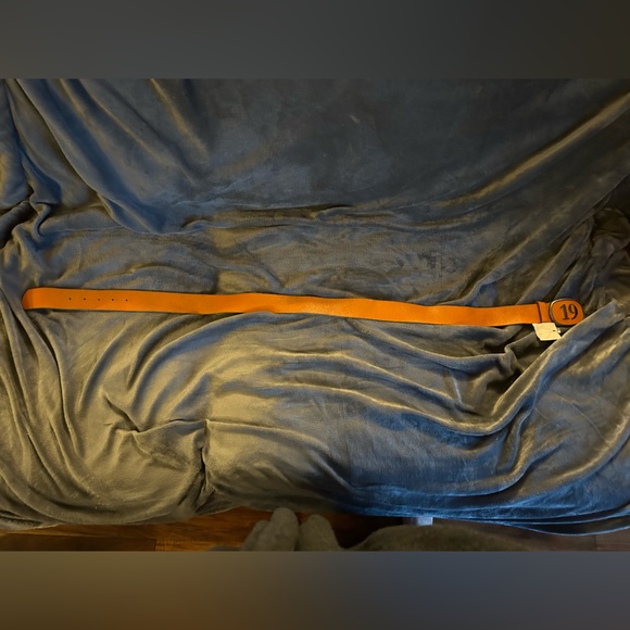 NWT Buffalo Retro Style Belt. Size XL. Orange Leather - Picture 2 of 10